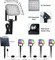 T-SUN RGB Solar Spotlight Outdoor Color Changing Spot Lights Waterproof Garden